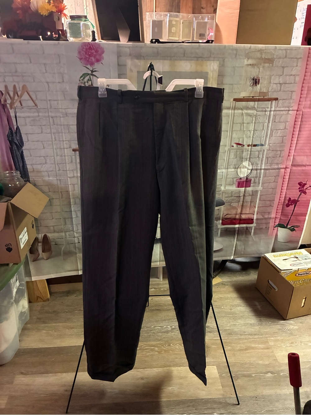 Men's Tailored Dress Pants - Black
